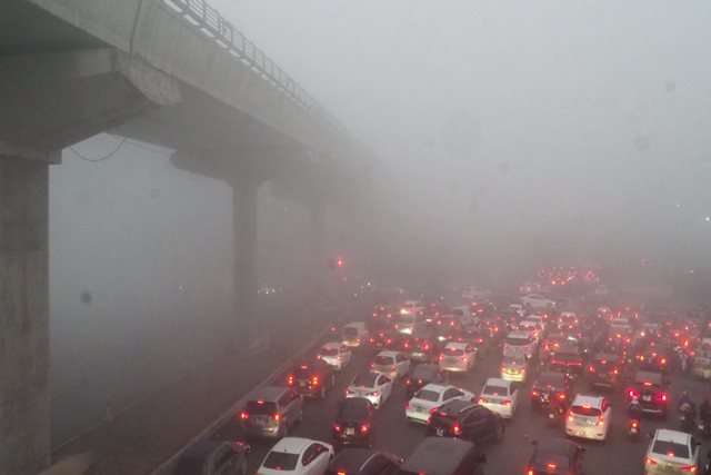 Ô nhiễm không khí ở Hà Nội đã kéo dài, ảnh hưởng sức khỏe người dân